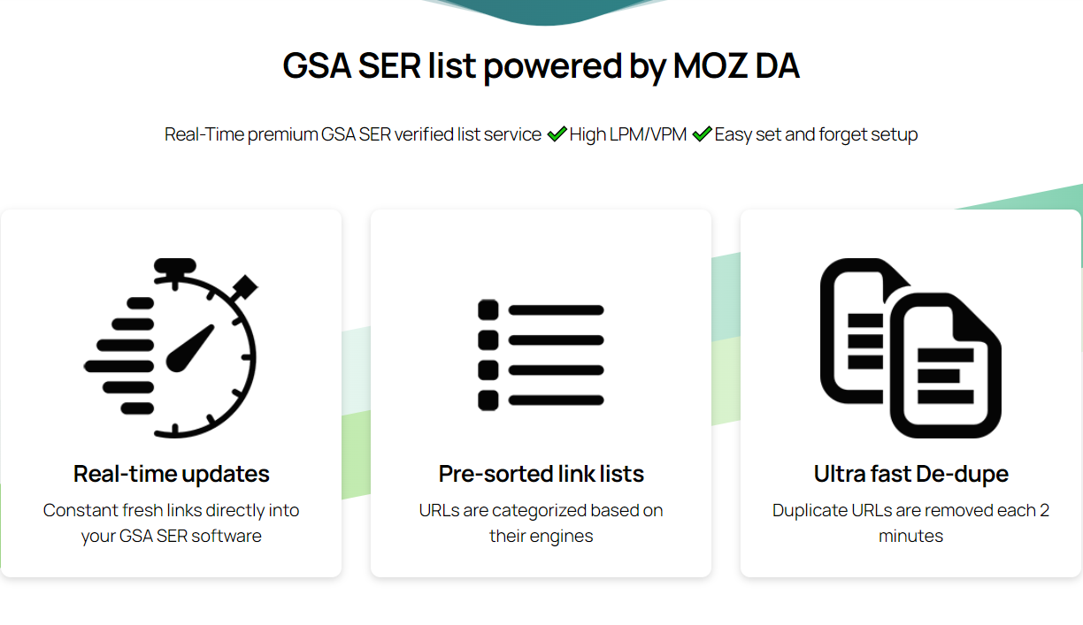 GSA SER Lists